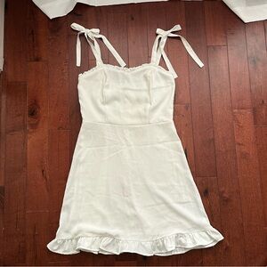 She + Sky Elegant White Dress